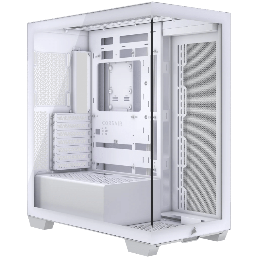 Corsair 3500X Tempered Glass Κουτί Υπολογιστή Λευκό