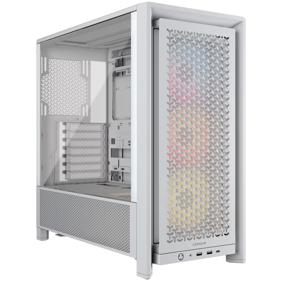 Corsair FRAME 4000D RS ARGB Λευκό Κουτί Mid-Tower