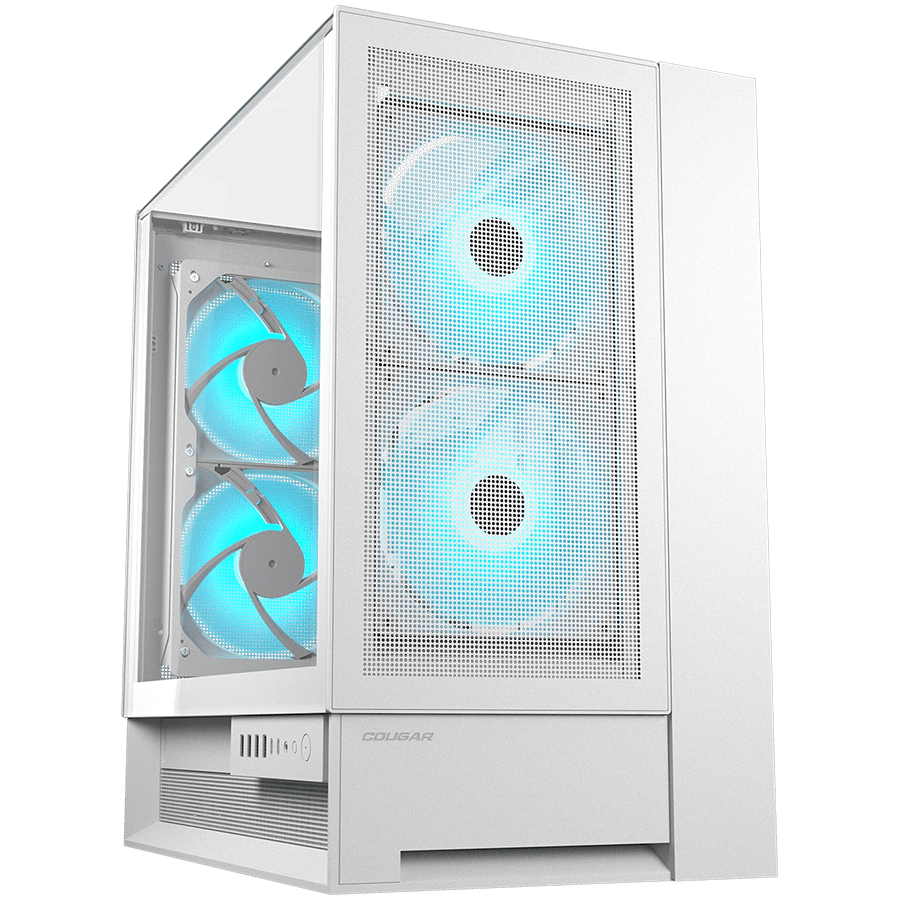 COUGAR OmnyX Mid Tower Κουτί PC σε Λευκό Χρώμα