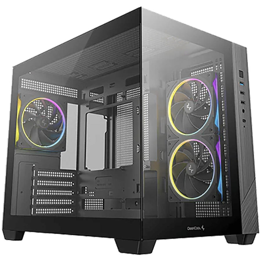DeepCool CG330-3F: Κουτί Mid Tower με ARGB και Γυαλί
